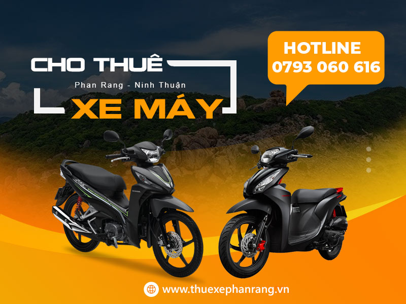 cho thuê xe máy phan rang ninh thuận chỉ 100k | Định Dung