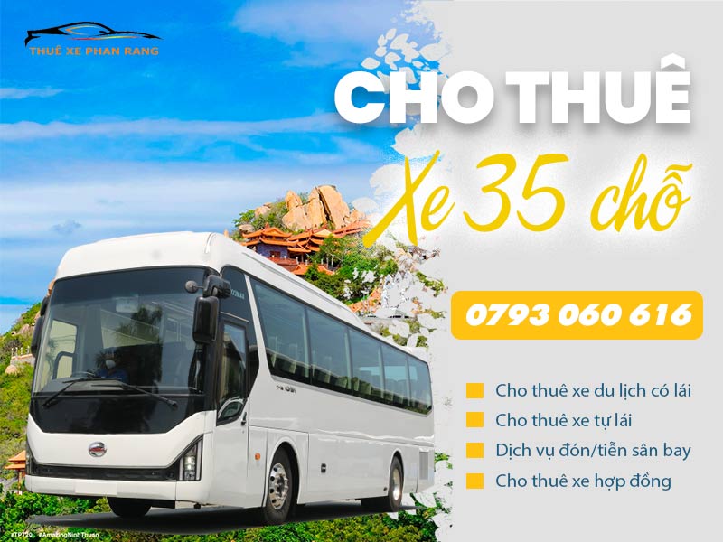 dịch vụ cho thuê xe 35 chỗ ninh thuận