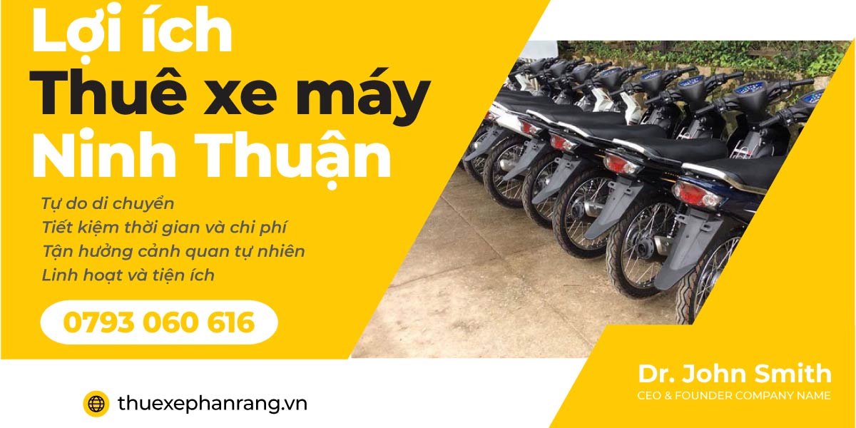 lợi ích khi thuê xe máy ninh thuận