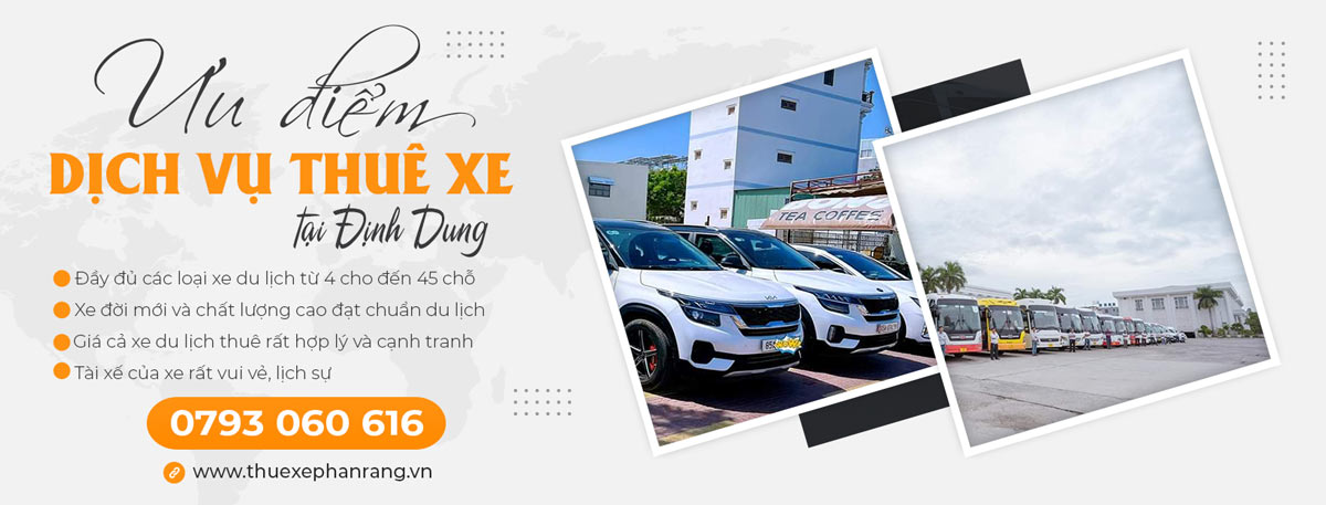Ưu điểm dịch vụ thuê xe du lịch Phan Rang Ninh Thuận tại Định Dung